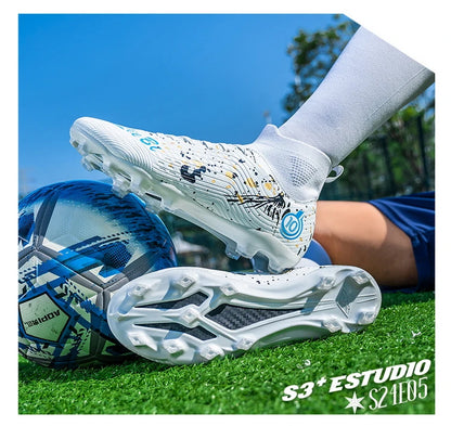 Botas de fútbol de alta calidad para hombre, zapatillas de fútbol para niños y adolescentes, botas de fútbol para niños, zapatillas deportivas unisex de fútbol