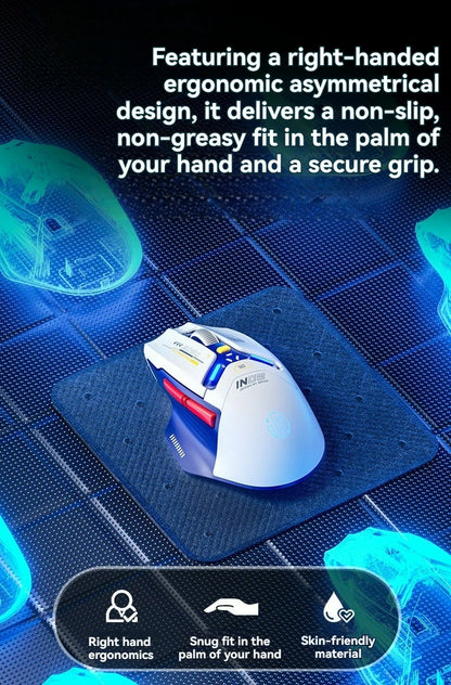 Tri-Mode Connection 10000DPI 2.4G Wireless Bluetooth Gaming Mouse PMW3325 RGB Light For PC Gaming Laptop and MAC