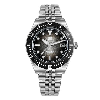 San Martin 40mm Men's Luxury Diver Watch Miyota 9015 Enamel Sunburst Dial Automatic Mechanical Wristwatch Waterproof 200m SN0148