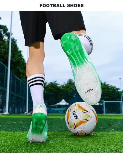 New Men Football Boots High-quality Soccer Shoes Sneakers Match Indoor Non-Slip Grass Cleats High-top Futsal Hot-selling Outdoor
