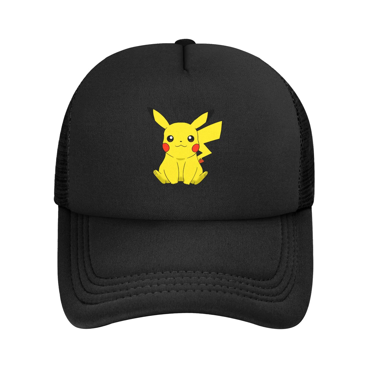 Καπέλα Trucker Pikachu Pokemoned Anime, Καπέλα Unisex, Καπέλα Trucker, Καπέλα αγώνων, Ρυθμιζόμενα καπέλα μπέιζμπολ από πολυεστέρα με πλέγμα, Καλοκαίρι