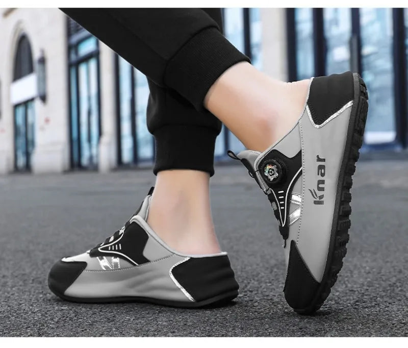 Platform Sneakers with Breathable Trendy Mesh for Summer, New Men's Sports and Leisure Shoes in Large Sizes 39-48