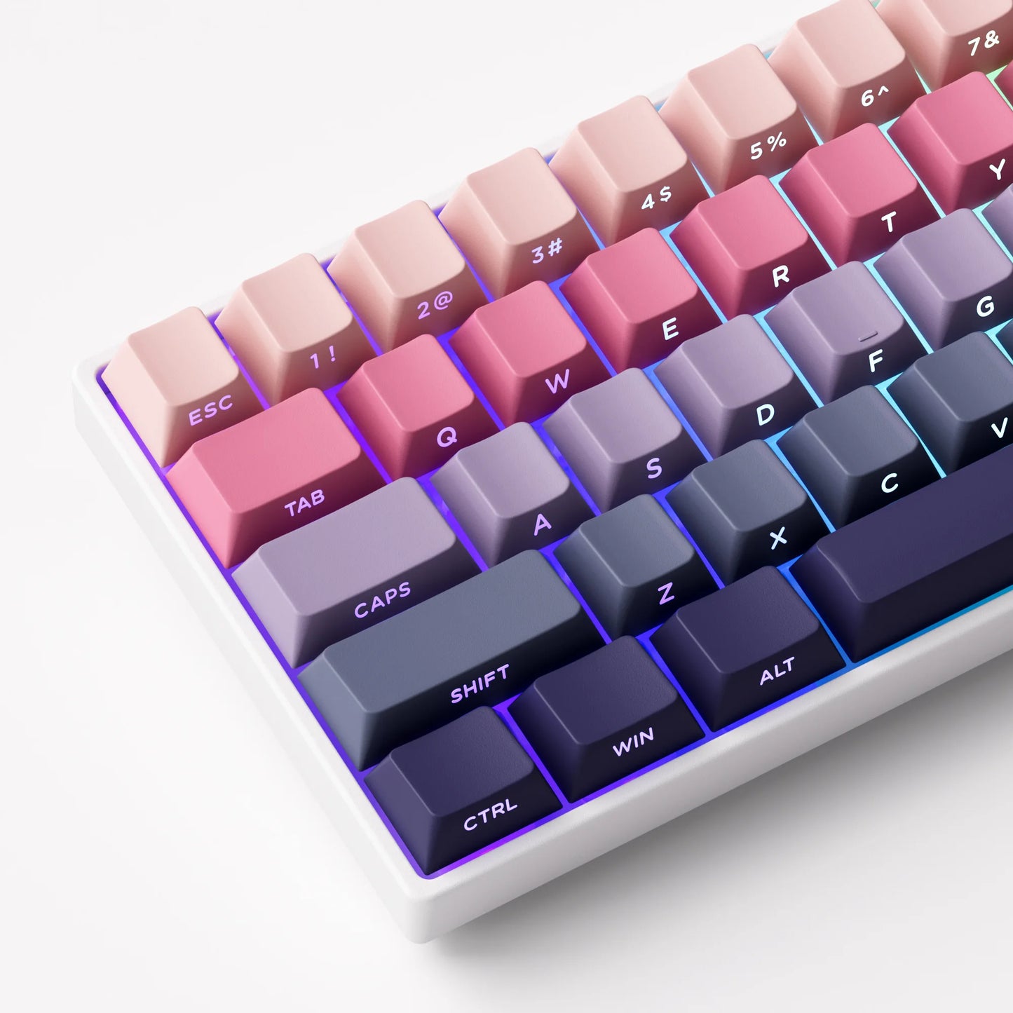 Akko MonsGeek FUN60 mechanische Tastatur mit Magnetschaltern, 60% Gaming-Tastatur, Rapid Trigger 0.01mm, 8K ARGB, HE/TMR Custom-Tastatur
