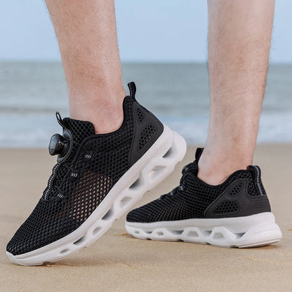 2026 Men Women Quick-Dry Wading Shoes Water Breathable AquaIn Upstream Antiskid Outdoor Sports Wearproof Beach Sneakers 39-46