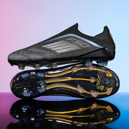 Chaussures de football pour hommes, crampons d'entraînement, chaussures de soccer FG ultralégères et respirantes, livraison directe, crampons longs pour matchs sportifs, baskets d'intérieur