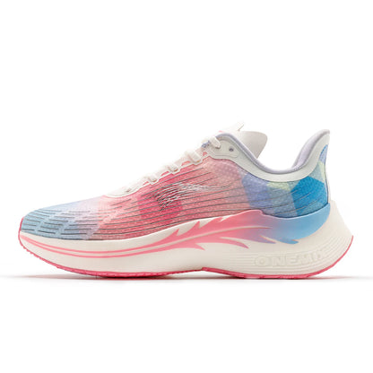Onemix New Men Marathon Running Shoes for Women Breathable Lightweight Sneakers Lace Up Athletic Shoes Comfortable Light Soft