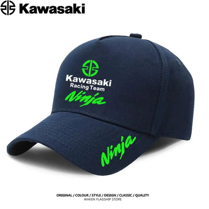 Kawasaki's best-selling duck bill hats, sun hats, competition caps, men's and women's extreme sports fighting baseball caps are