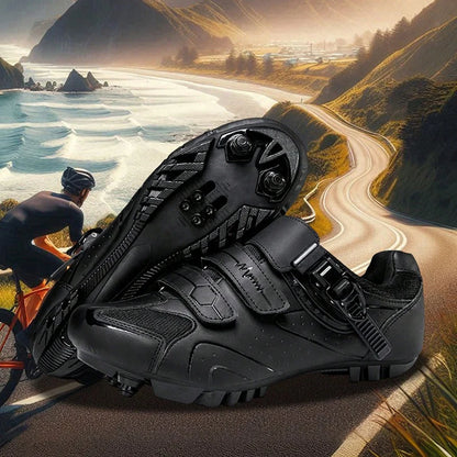 Neutral MTB Cycling Shoes, Compatible With Pelaton Road Cycling Shoes, Men's Cycling Sports Shoes, Reflective Strip Design
