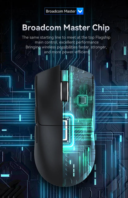 Attack Shark X11&R1 Tri Mode Bluetooth Wireless Mouse With Charger Base RGB Ergonomics Mice Lightweight PC Gamer Accessories