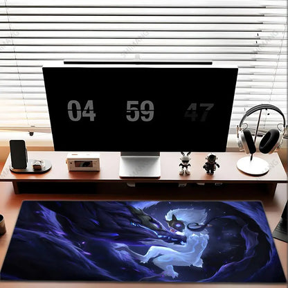 League of Legends Kindred Mouse Pad Μεγάλο Mousepad για Gaming Υπολογιστής Anime Κορίτσι Ταπί Γραφείου Αξεσουάρ Laptop Gamer XXL Τάπητας Πληκτρολογίου