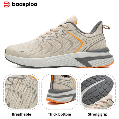 Chaussures de course pour homme Baasploa : baskets décontractées, légères, en mesh respirant, pour homme, d'extérieur, antidérapantes et résistantes à l'usure