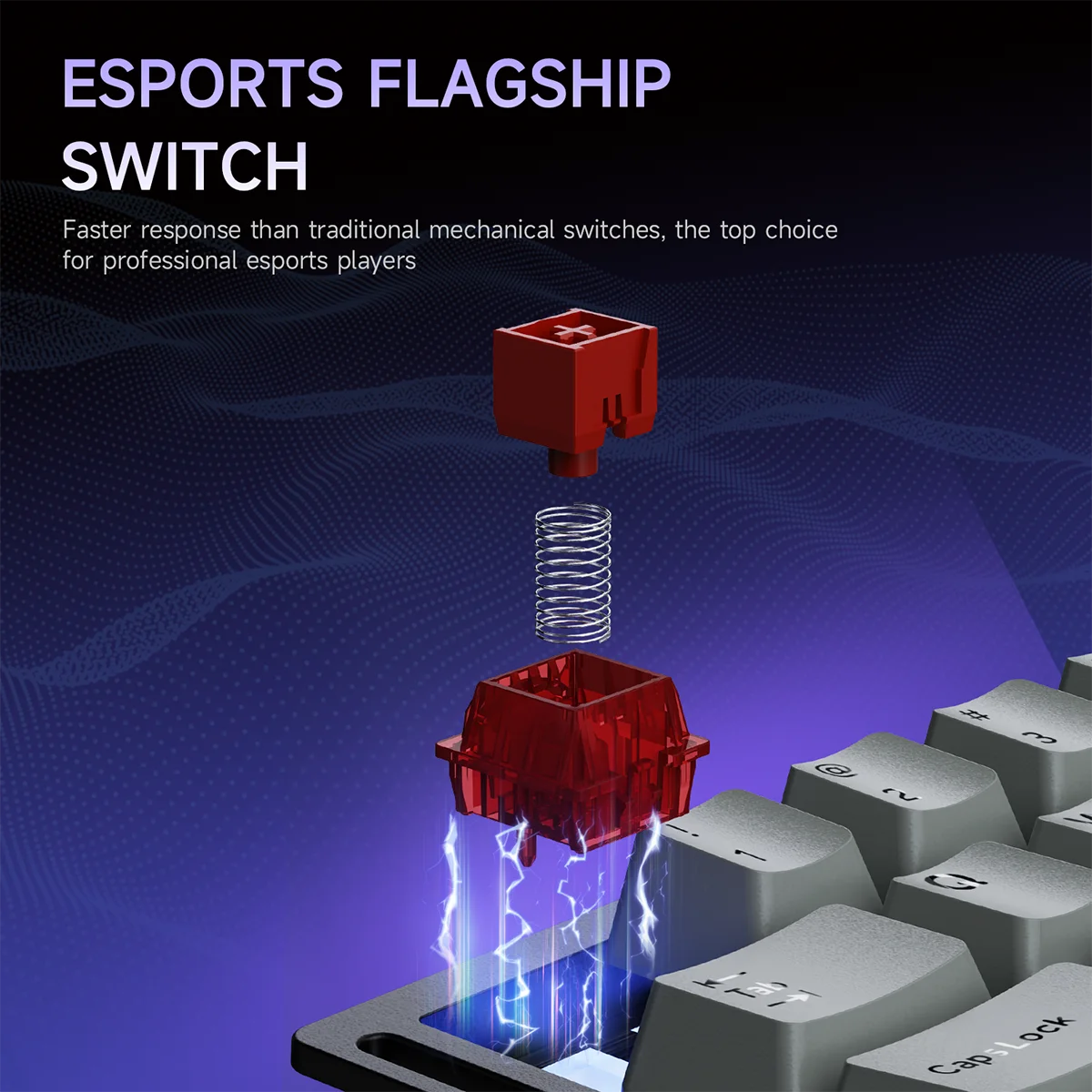 AJAZZ AK029 Wired One-Handed Gaming Keyboard with HE Magnetic Switch, 8000Hz RGB Mini Mechanical Keyboard, 29 Keys for PC Gaming