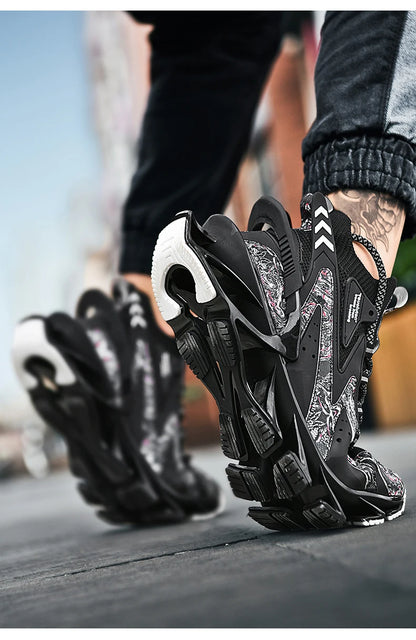 Chaussures de course respirantes pour hommes, baskets décontractées pour hommes, chaussures de tennis pour hommes, entraîneur de course, mocassins à la mode, luxe