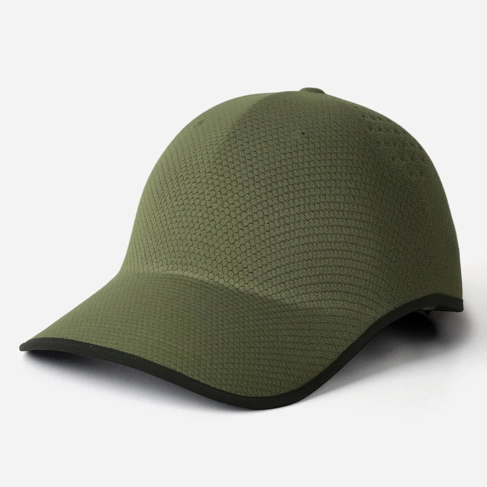Creative Gift Seamless Baseball Cap Quick Drying Packable Sports Hat Polyester Lightweight Visor Cap