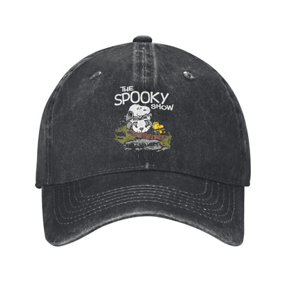 Sleeping Snoopy-baseballkepsar, avslappnad stil, tvättad look, snapback-keps, unisex, utomhus, sommar, justerbar keps