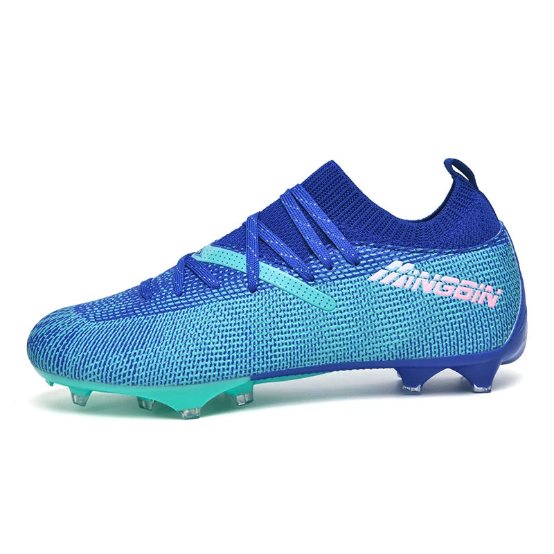 Chaussures de football en mesh respirant pour hommes, crampons de football professionnels, chaussures de football pour jeunes, antidérapantes, baskets pour hommes, Society Chuteira