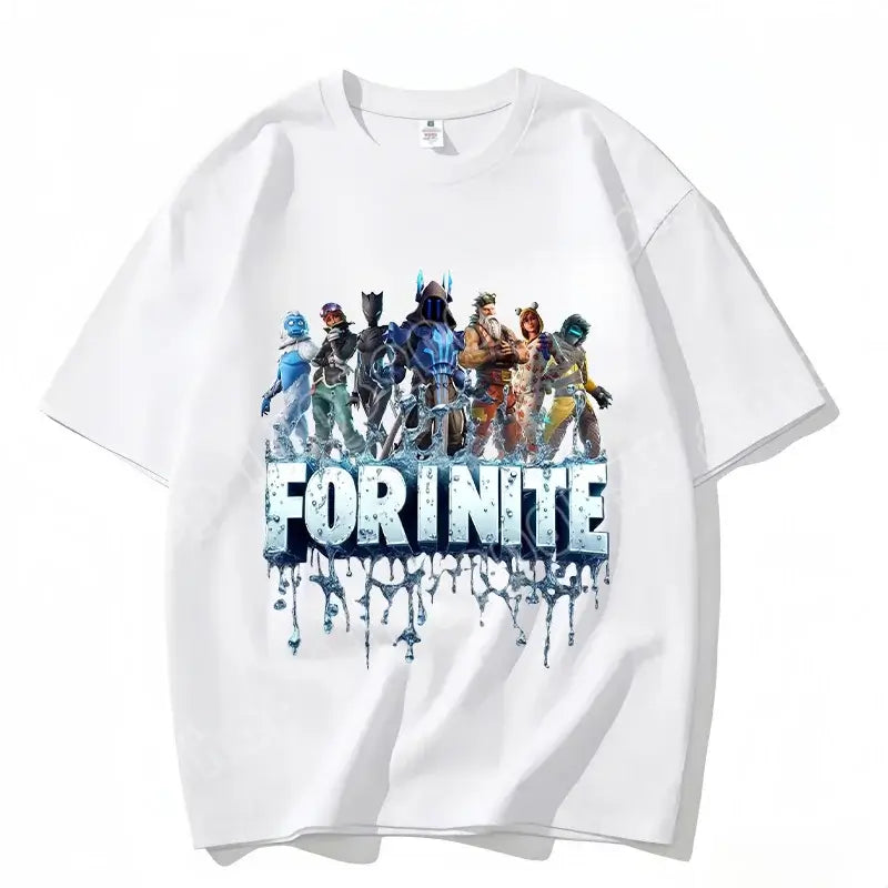 „Fortnite“ apvalios iškirptės marškinėliai, unisex suaugusiesiems, žaidimo šokių stiliaus, nauji, iš grynos medvilnės, trumpomis rankovėmis, puikiai tinka kasdienai ir atostogoms