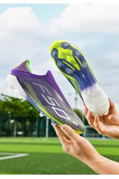 Nouvelles chaussures de football pour hommes, antidérapantes, pour futsal en salle, crampons pour terrain gazonné, baskets de haute qualité, modèle haut de gamme, très vendues, pour l'extérieur
