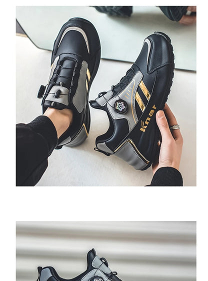Pánské nové nízké ležérní tenisky v korejském stylu – univerzální „dad shoes“ s měkkou podrážkou, pohodlné a lehké boty na platformě pro každodenní nošení
