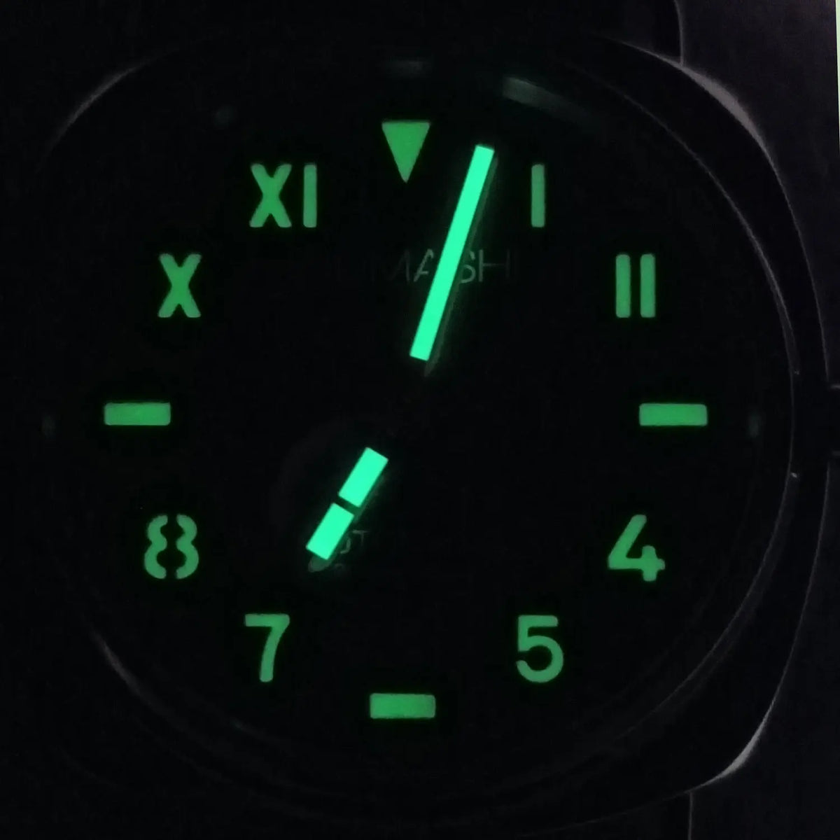 Zegarek męski 46 mm z ręcznym naciągiem, mechanizm Seagull ST3600, szkło szafirowe, wodoodporny, stal nierdzewna 316L, zegarek na zamówienie