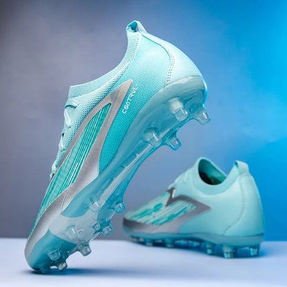 Men Soccer Cleats Breathable Lightweight Football Boots Anti-Slip Training Shoes Outdoor Sport Sneakers