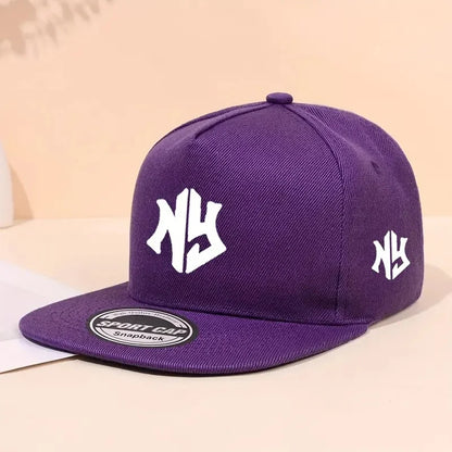 Neutral letter printed baseball cap for spring and autumn outdoor adjustable casual hip-hop truck cap sun protection hat