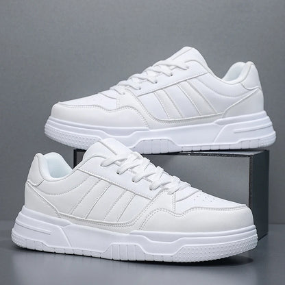 Baskets en cuir pour hommes, chaussures de sport décontractées, plates, de Skateboard, grande taille 50 51 52, offre spéciale pour livraison directe