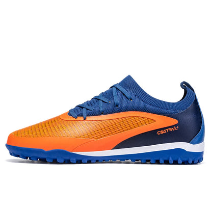Men Soccer Cleats Breathable Lightweight Football Boots Anti-Slip Training Shoes Outdoor Sport Sneakers
