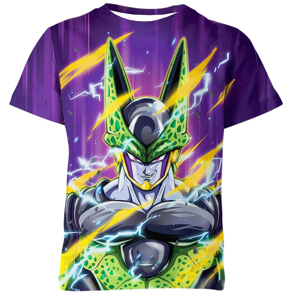 Sommer Dragon Ball T-shirt Børnetøj T-shirt Anime-figurer Goku Super Saiyan T-shirt Drengetøj Børnetøj Kortærmet Y2k