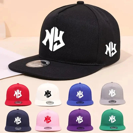 Neutral letter printed baseball cap for spring and autumn outdoor adjustable casual hip-hop truck cap sun protection hat