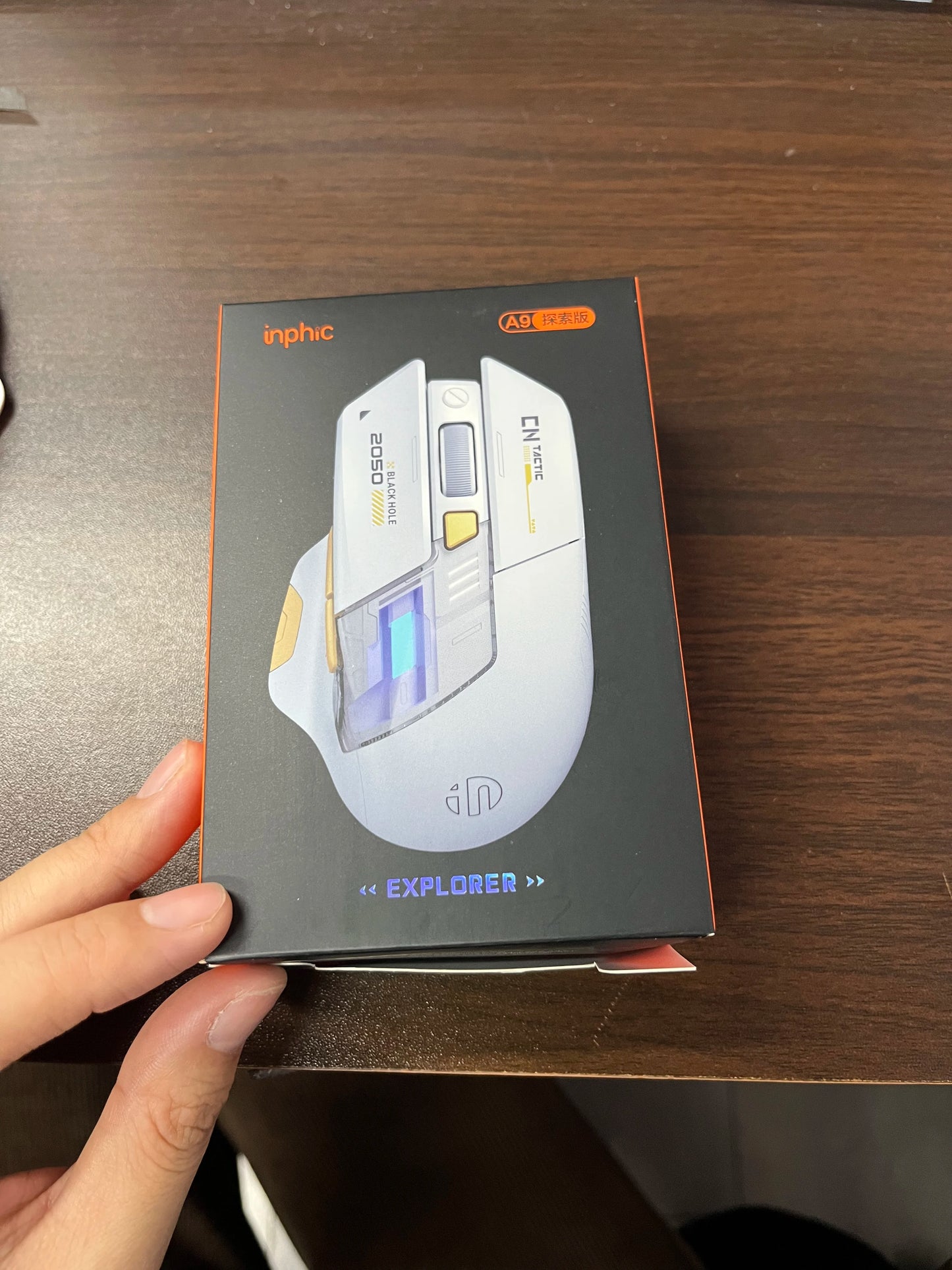 High Quality Inphic A9 200-2400dpi Bluetooth 5.0 Mouse Silent Charging Mechanical Feel Wireless Mouse for Tablet gaming mouse