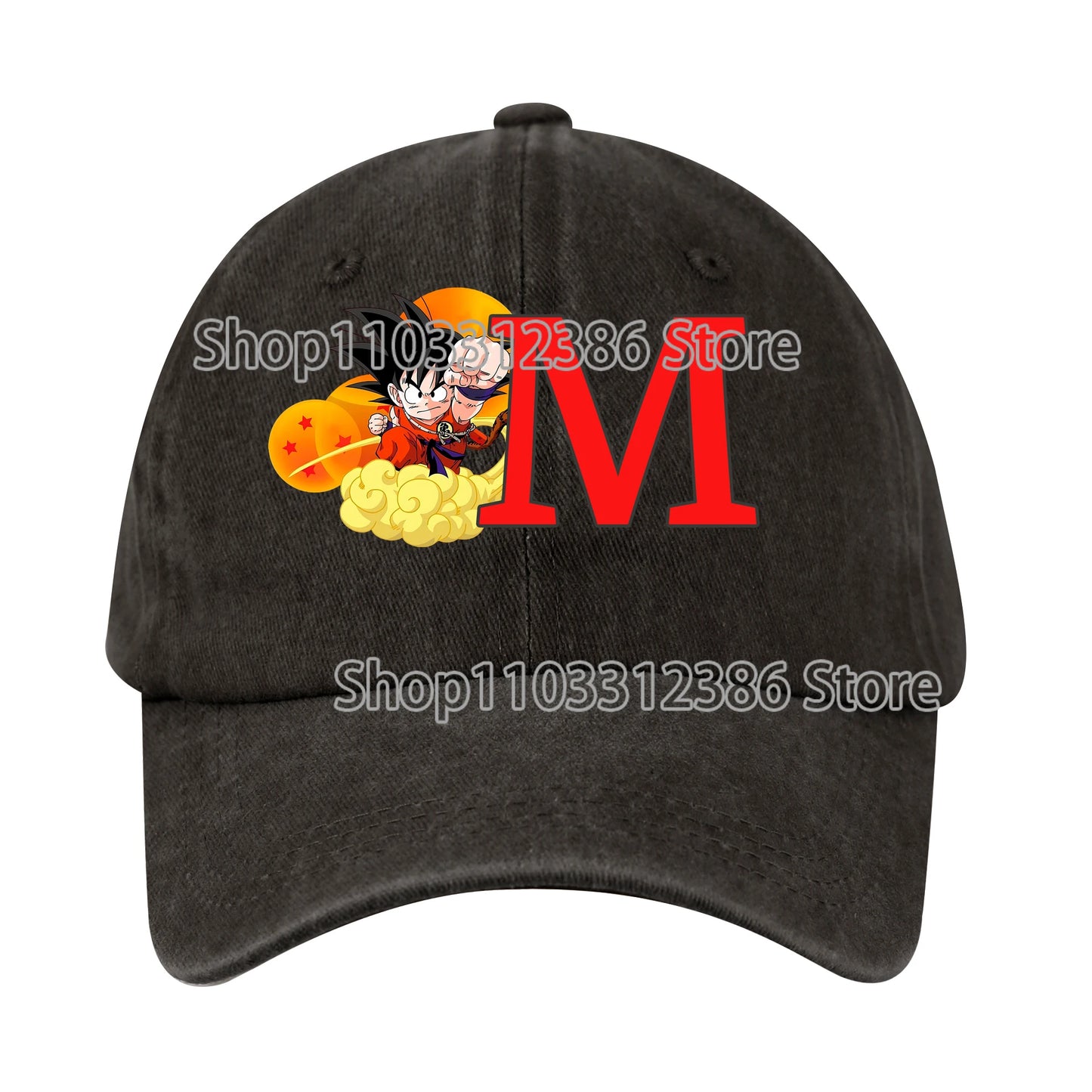 Dragons Ball Baseball Cap Men Casual Daily Outdoor Sunshade Hats Washable Anime Pattern Duck Tongue Hat Children Birthday Gift