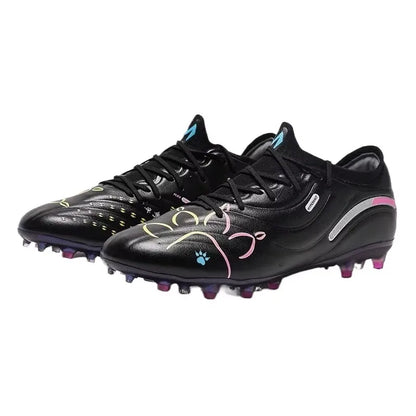 Kelme High-End Football Shoes Short Nail Anti-Slip Football Boots Artificial Grass Cushioning Training MG Football Shoes