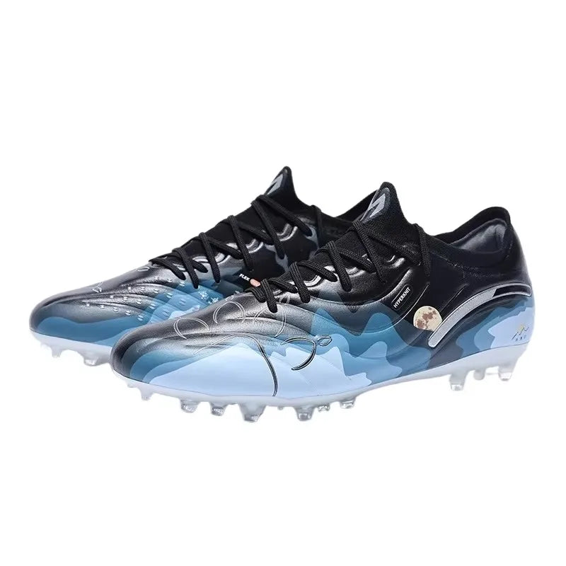Kelme High-End Football Shoes Short Nail Anti-Slip Football Boots Artificial Grass Cushioning Training MG Football Shoes