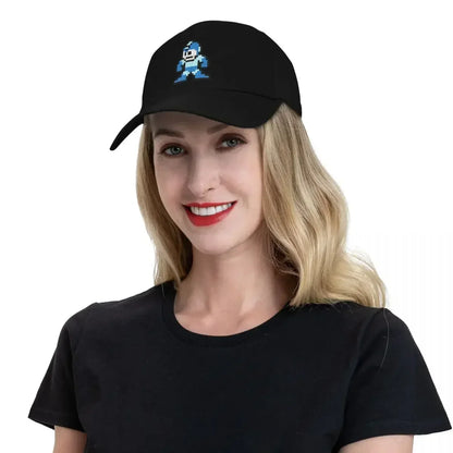 Megaman 8bits Baseball Cap Summer Hat Hat Beach Men Golf Wear Women's
