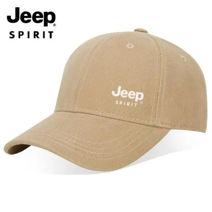 JEEP 2026 new style hats: Men's baseball cap, hardtop, all-season trendy baseball cap, versatile and trendy sun hat for both men