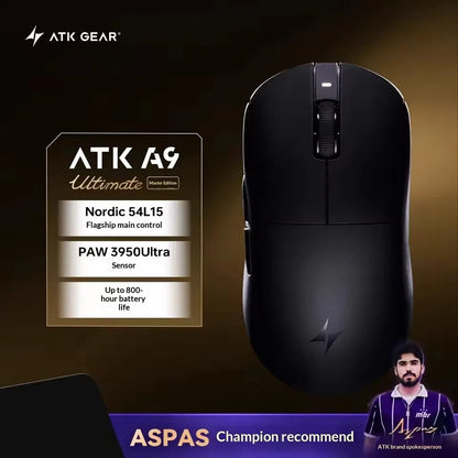 ATK Dragonfly A9 SE Plus Pro Max Ultra Wireless Gaming Mouse NearLink Ultra-lightweight Tri-mode Dual 8K Ergonomic E-sports Mouse