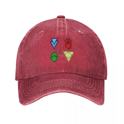 Twilight Imperium 4th Edition Technology Symbols Pixel Art (Square) Baseball Cap Golf Wear Kids Hat Golf Woman Hats Men's