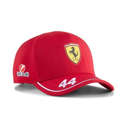 F1 Ferrari Racing Hamilton 2025 Embroidered Hat, Driver Hat, Sports Baseball Cap Racing Hat, Ferrari 488 812 296 Sun Hat