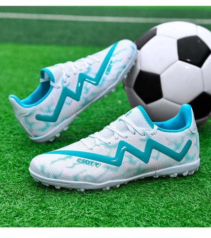 Chaussures de football pour hommes, antidérapantes, résistantes à l'usure, pour entraînement sur gazon, chaussures de football pour jeunes, chaussures de football légères pour homme