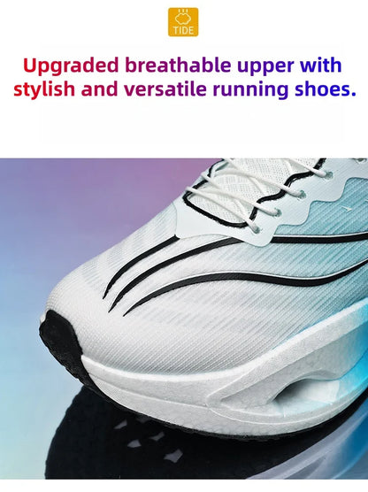 New Men's and Women's Running Shoes Breathable Racing Sports Shoes Carbon Cushion Lightweight Men's Jogging Training Shoes
