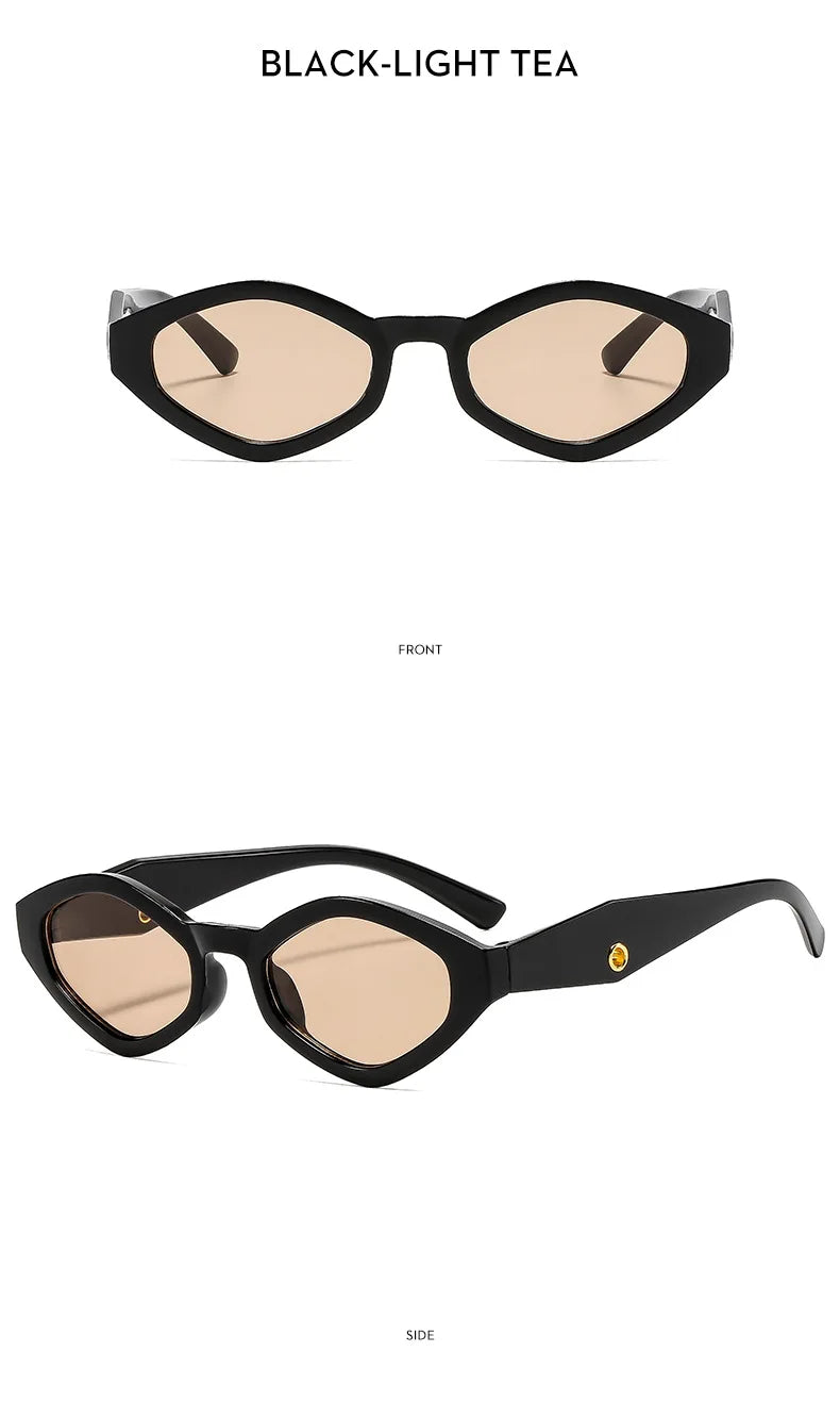 Vintage Cat Eye Sunglasses Women Men 2025 Brand Designer Fashion Goggle Sun Glasses Female Trends Shades Outside Eyewear UV400