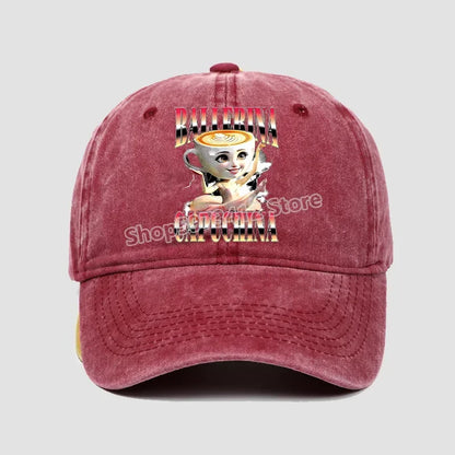 Italian Brainrot Women Men Hats Children's Baseball Cap Accessories Cap Boy Girl Caps Adjustable Men Trucker Sunhat Kids Gift