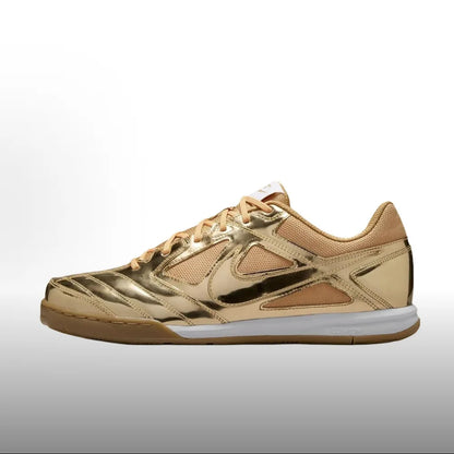 Nike Gato Series LV8 Soft, Slip-Resistant, Durable, Versatile Soccer Shoes Gold Unisex IB3566700