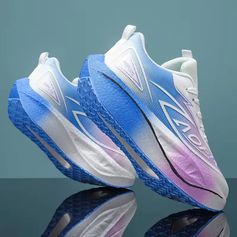 Zapatillas de running con cámara de aire 2026, placa de carbono para maratón, deportivas para hombre, transpirables y ligeras, zapatillas antideslizantes para mujer