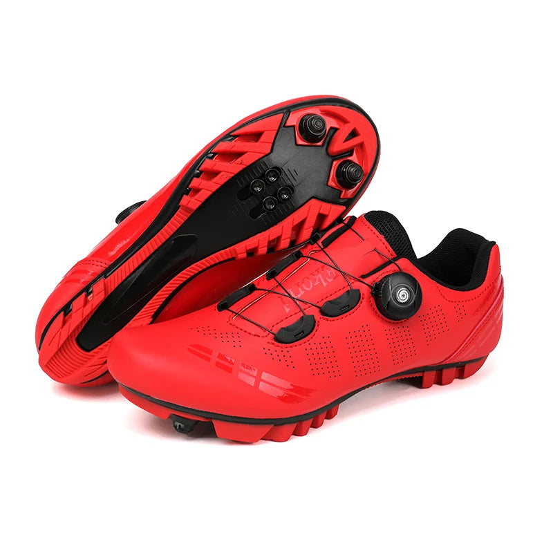Unisex Cycling Shoes Speed Competitive Cycling Shoes SPD Road Bike Lock Shoes Breathable MTB Mountain Off-Road Cycling Shoes