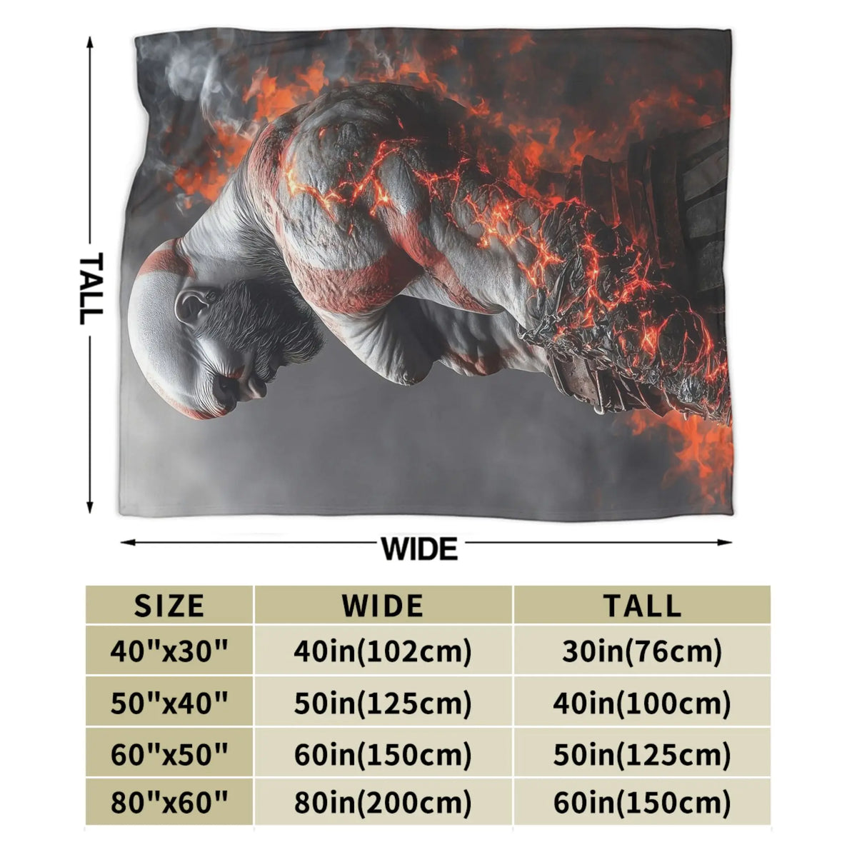 God of War Games Kratos Cartoon  Blanket Quality Soft  Bedding Throws Winter Travel Office Home Decor Aesthetic Bedspread