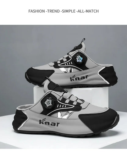 Platform Sneakers with Breathable Trendy Mesh for Summer, New Men's Sports and Leisure Shoes in Large Sizes 39-48