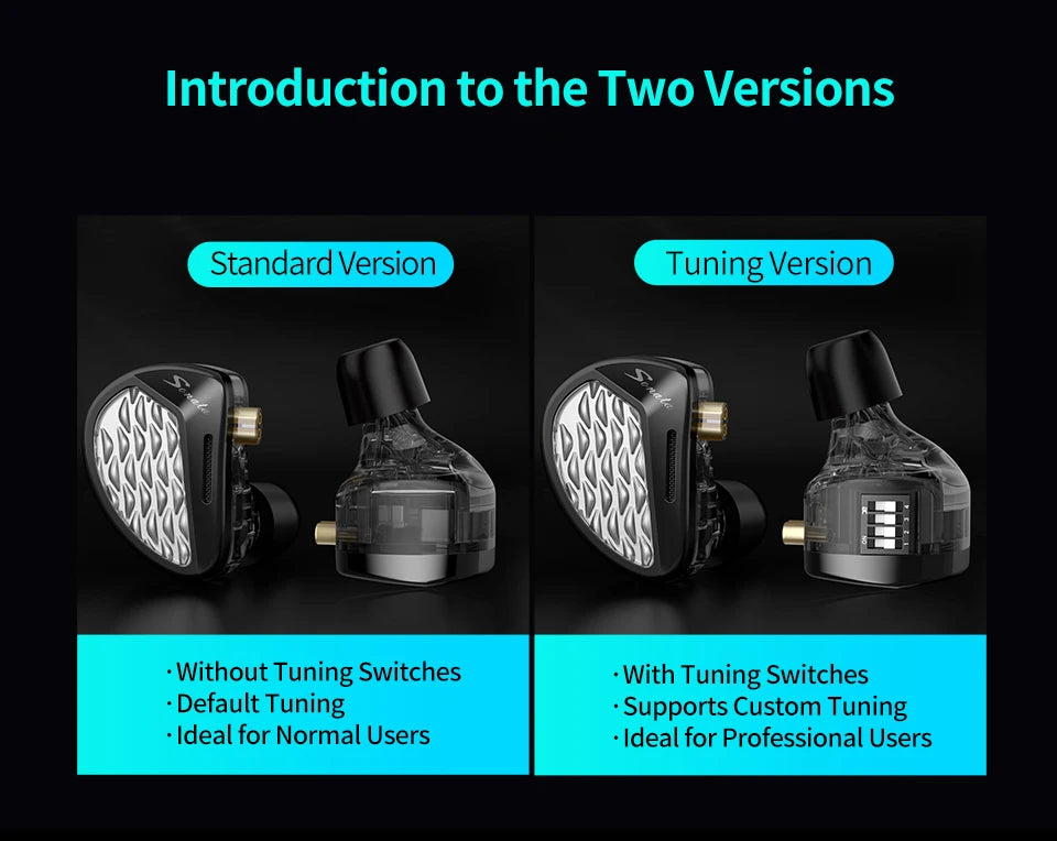 KZ Sonata 28BA HiFi Wired In-Ear Headphones, Tunable Balanced Armature Earphones for Audiophile Music, Gaming & Studio Monitoring
