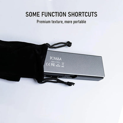 Jomaa faltbare Bluetooth-Tastatur, wiederaufladbare Bluetooth-Tastatur für Laptop, iPad und Smartphone, mini, tragbar und faltbar